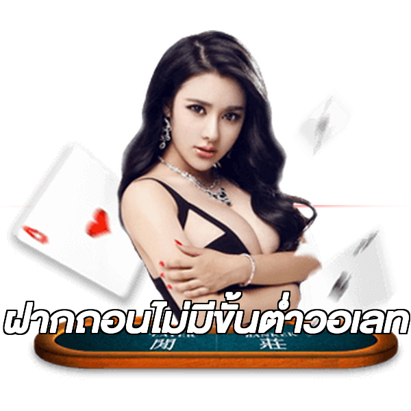 ฝากถอนไม่มีขั้นต่ําวอเลท